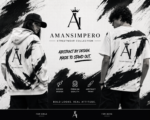 AmanSimpero Unisex Black & White Graphic Print Oversized Hoodie – Streetwear Collection