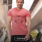 AmanSimpero Minimal Typography Print Cotton T-Shirt – Casual Urban Wear